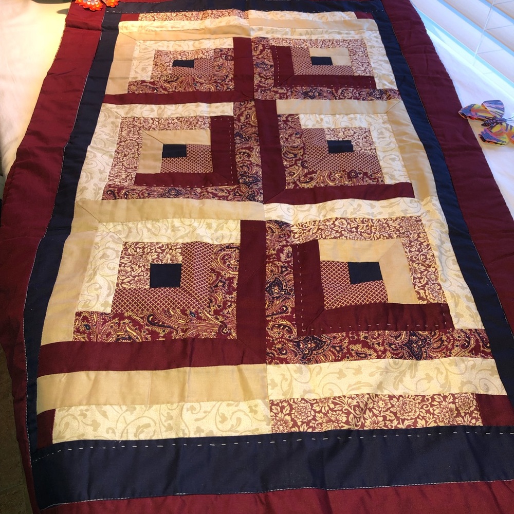 KEECO King Size Pillow Shams Set, Quilted Look, NWOT, pet/smoke free home